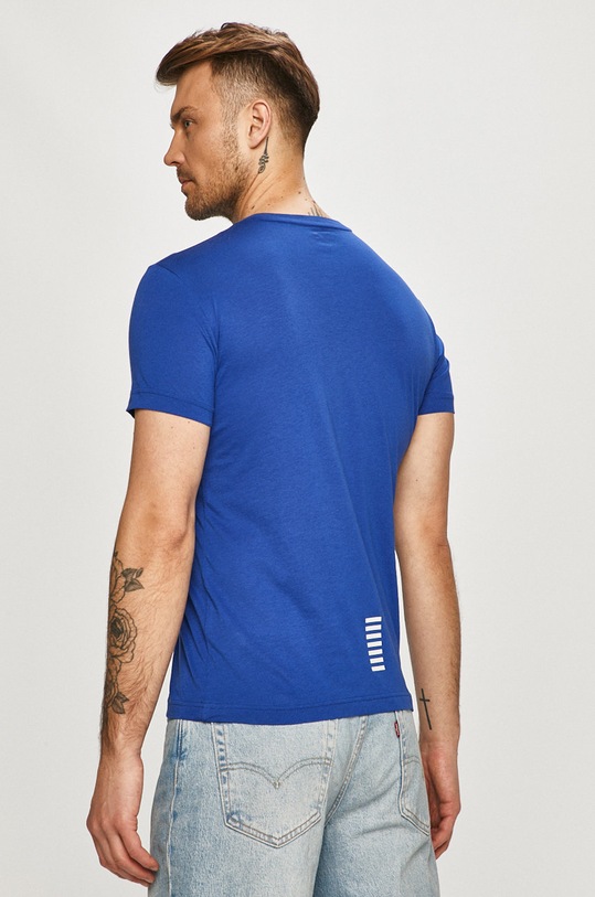 Oblečenie Bavlnené tričko EA7 Emporio Armani 8NPT51.PJM9Z tmavomodrá