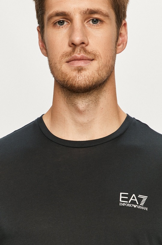 EA7 Emporio Armani t-shirt bawełniany 8NPT51.PJM9Z granatowy 8NPT51.PJM9Z