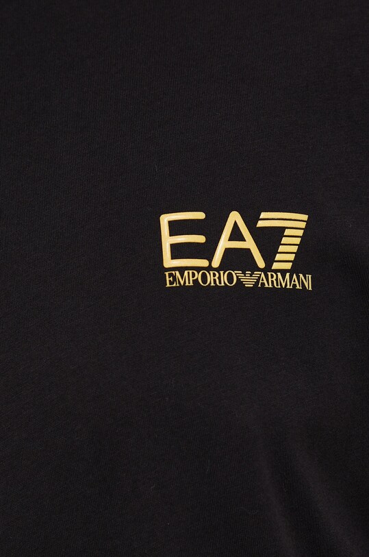 EA7 Emporio Armani t-shirt bawełniany 8NPT51.PJM9Z czarny 8NPT51.PJM9Z