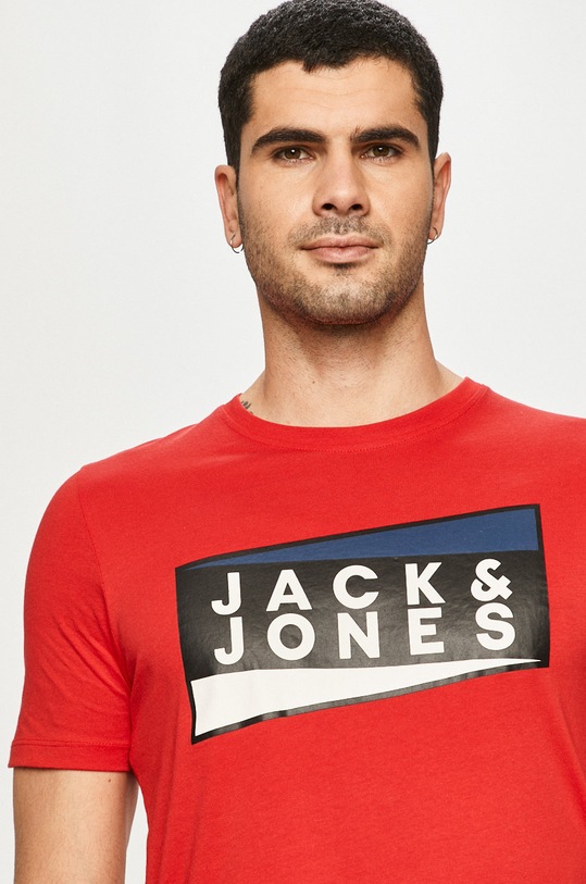 Jack & Jones - T-shirt czerwony 12172246