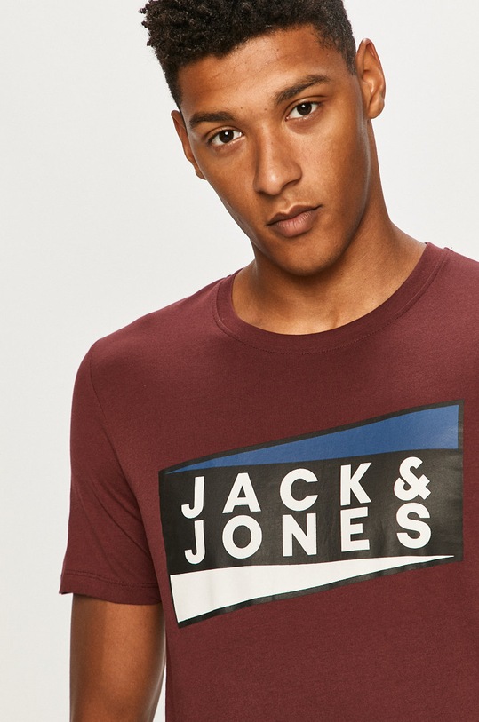 Jack & Jones - T-shirt fioletowy 12172246