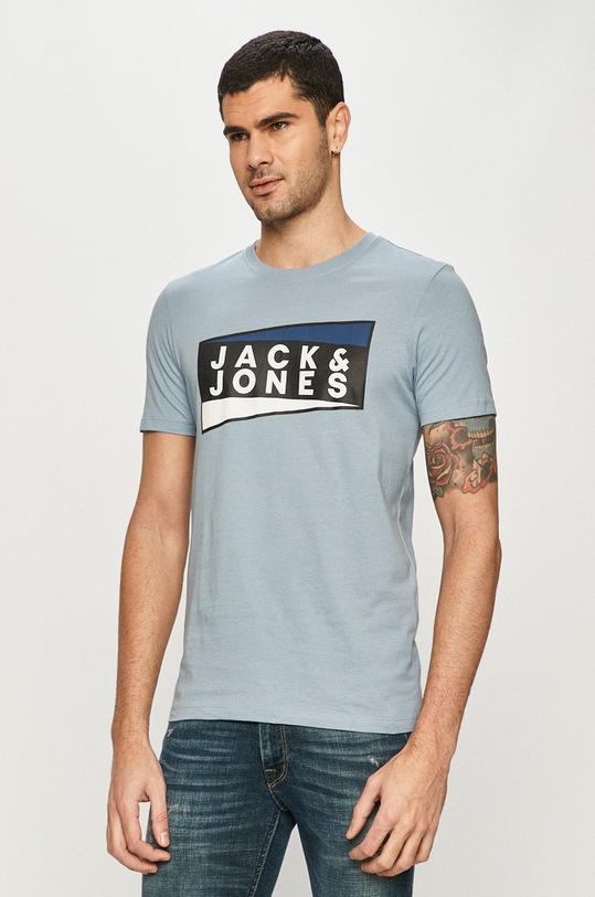 Jack & Jones - T-shirt fioletowy 12172246