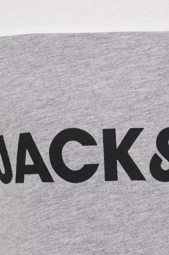 Bavlněné tričko Jack & Jones bílá 12173968
