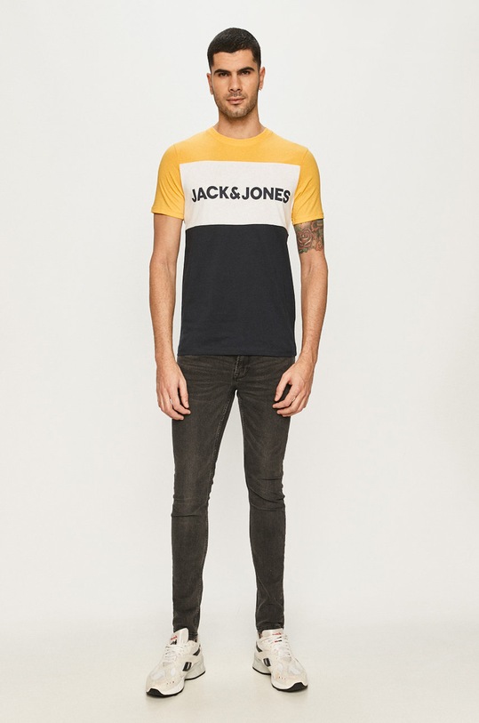 Jack & Jones - T-shirt 12173968 żółty AA00