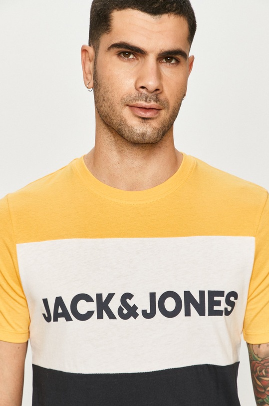 Jack & Jones - T-shirt żółty 12173968