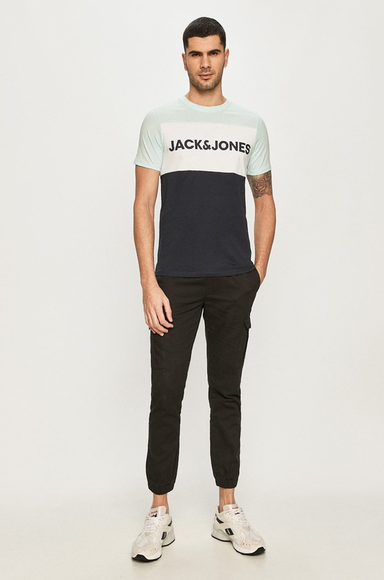 Jack & Jones - Tričko 12173968 tyrkysová AA00
