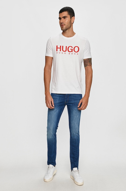 HUGO t-shirt 50387414.NOS 50387414.NOS biały AA00