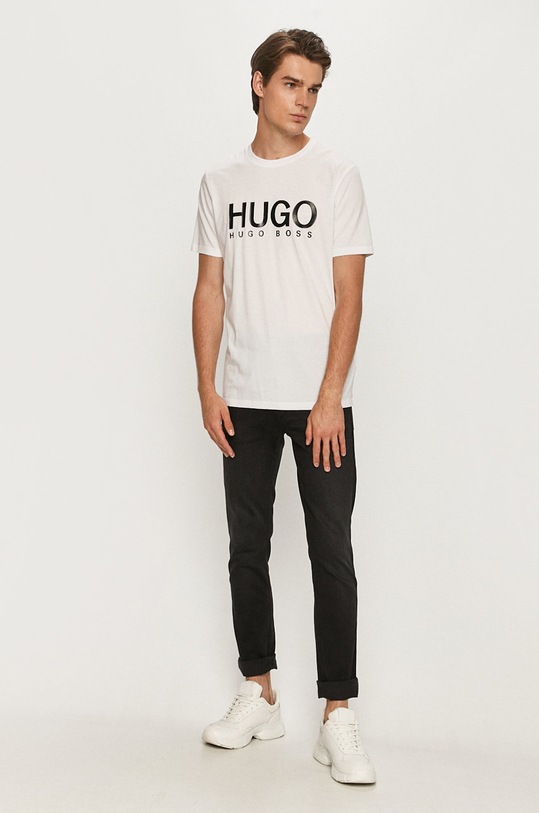 HUGO t-shirt 50387414.NOS 50387414.NOS biały AA00