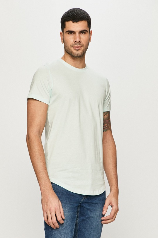 Jack & Jones T-shirt regular turkusowy 12113648