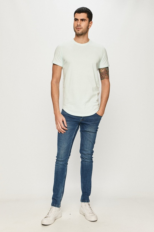 Jack & Jones T-shirt 12113648 turkusowy AA00