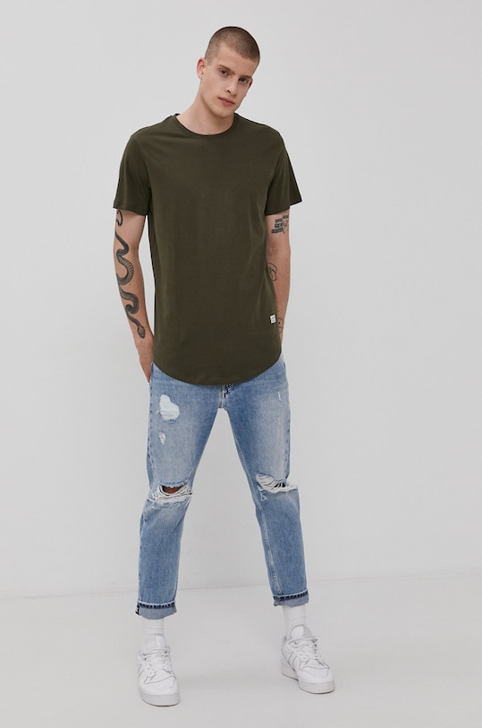 Jack & Jones T-shirt 12113648 zielony AA00
