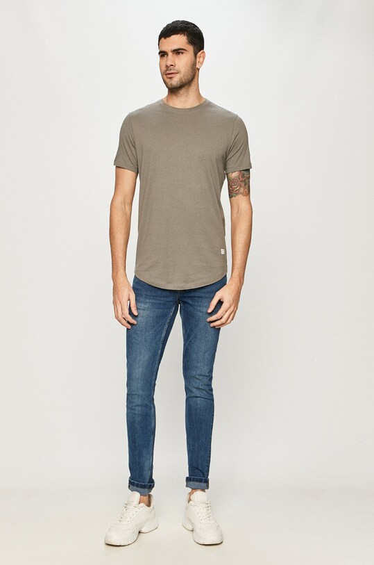 Tričko Jack & Jones 12113648 šedá AA00