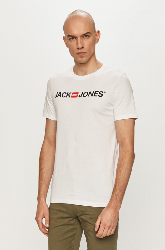 Jack & Jones T-shirt biały 12137126