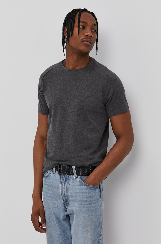 Jack & Jones Tricou uni gri 12164936