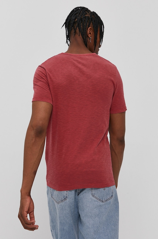 Oblečenie Tričko Jack & Jones 12164972 červená