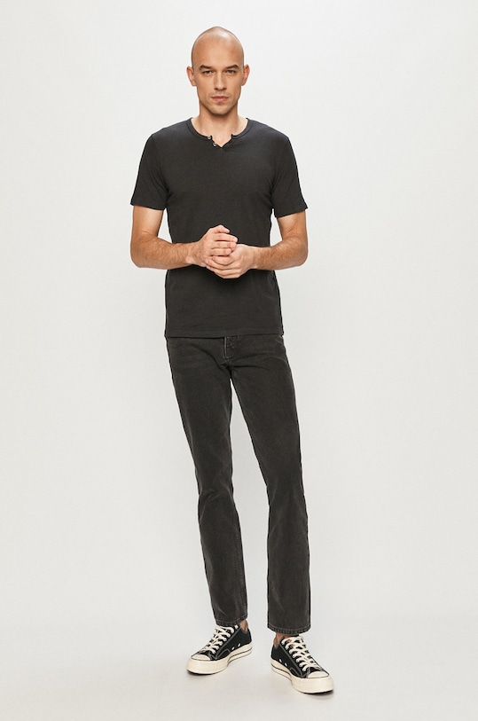 Tričko Jack & Jones 12164972 čierna AA00