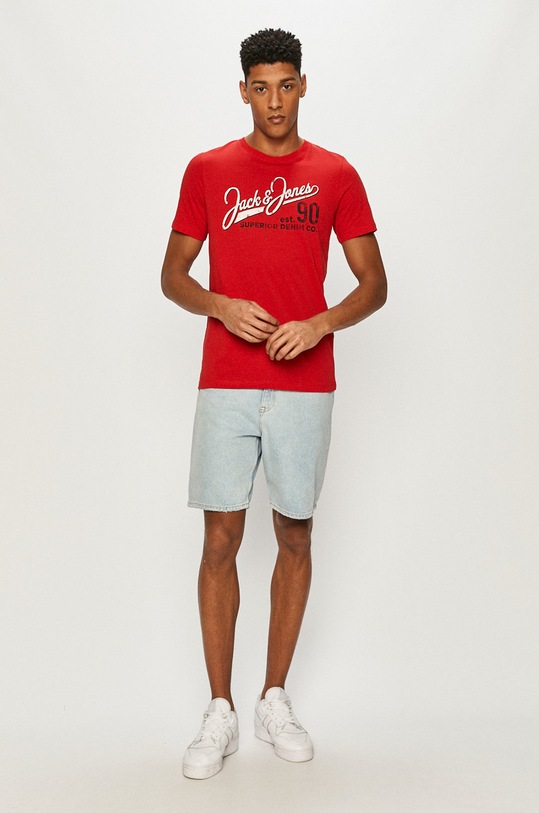 Jack & Jones - T-shirt 12180867 czerwony AA00