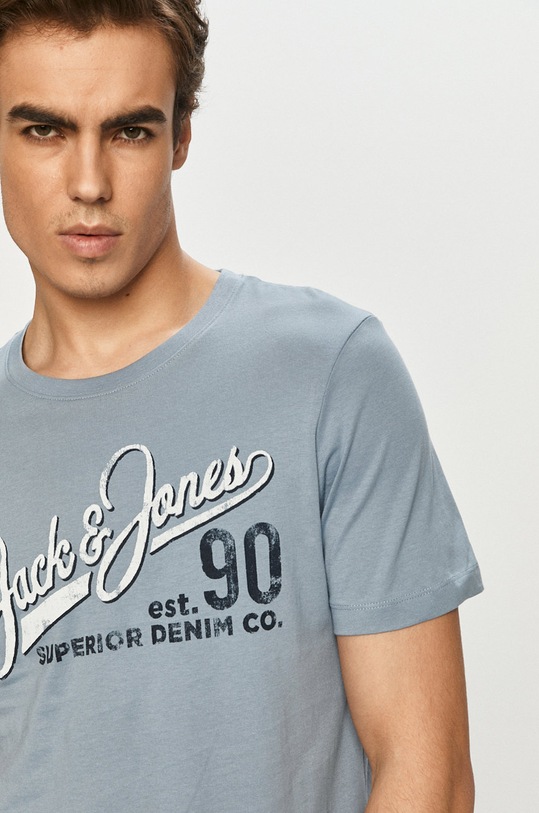 Jack & Jones - T-shirt fioletowy 12180867
