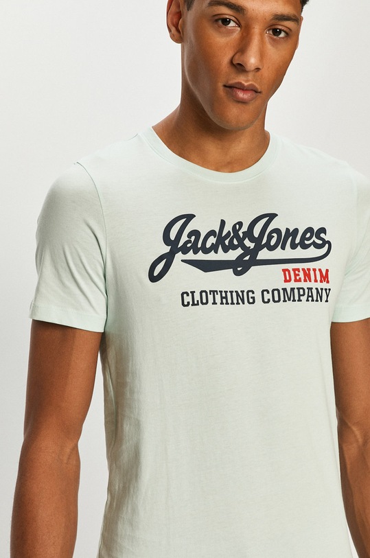 Jack & Jones - T-shirt 12180867 turkusowy