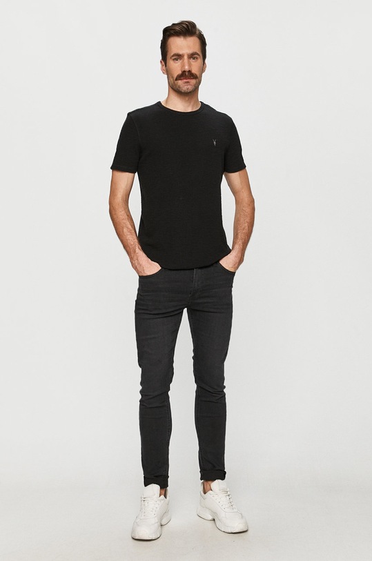 AllSaints - T-shirt MD020R fekete AA00