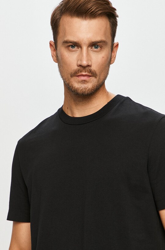 AllSaints - Tricou negru MD035Q