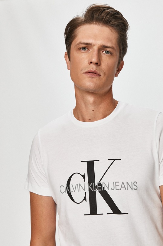 Calvin Klein Jeans - T-shirt J30J314314.NOS biały J30J314314.NOS