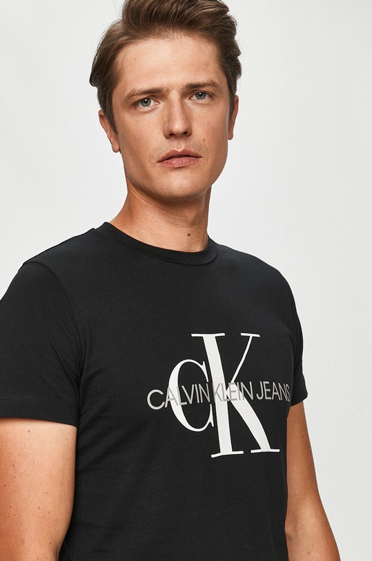 Calvin Klein Jeans - Tričko potlač čierna J30J314314.NOS