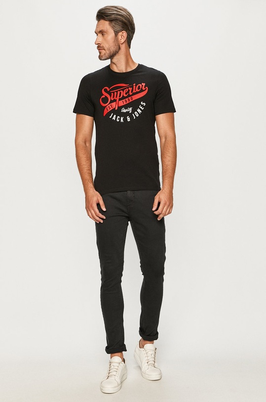 Jack & Jones - Tricou 12172368 negru AA00