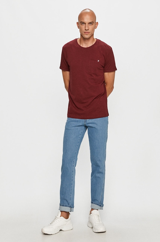 Clean Cut Copenhagen - Tricou CC1333.Bordeaux02 burgundia AA00