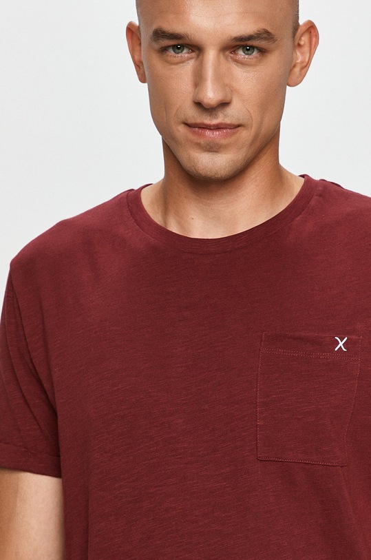 Clean Cut Copenhagen - Tricou burgundia CC1333.Bordeaux02