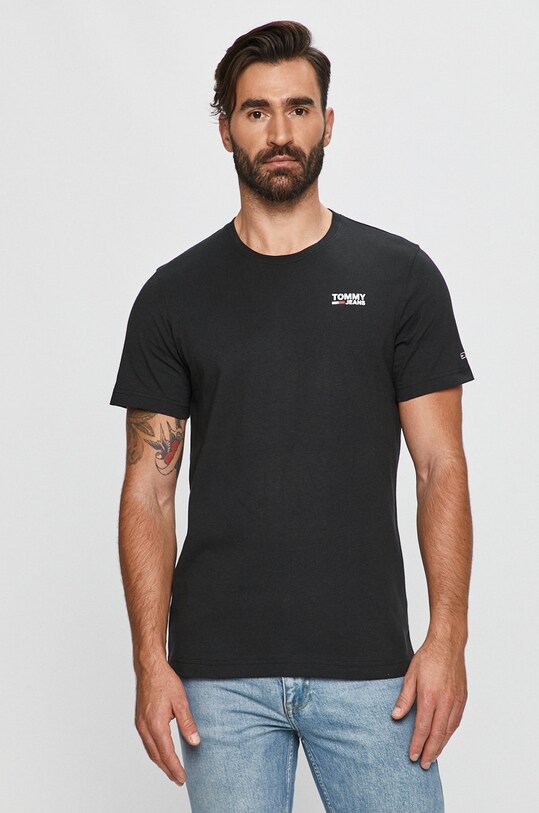 Tommy Jeans - Tricou negru DM0DM09588.NOS