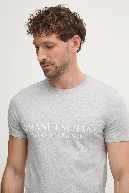 Футболка Armani Exchange бавовна сірий 8NZT72.Z8H4Z