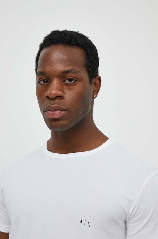 Armani Exchange t-shirt 2-pack biały 956005.CC282