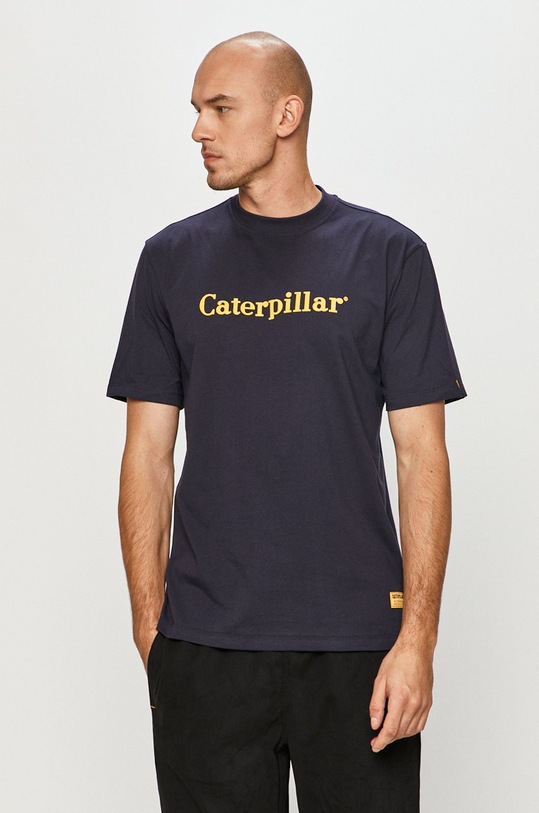 Caterpillar - Tricou uni bleumarin 2511729.10240