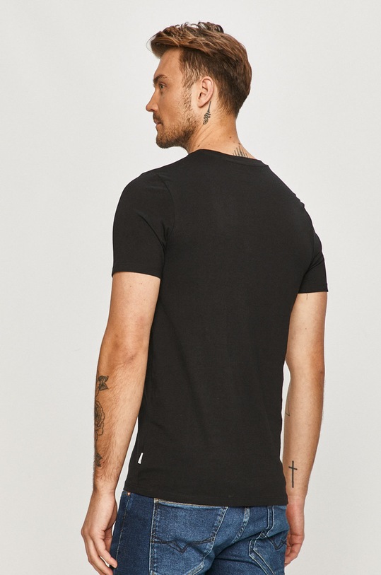 Odzież Jack & Jones - T-shirt (2-pack) 12133914 czarny