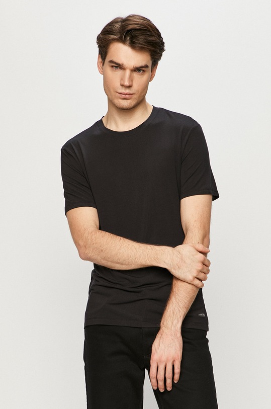 Ted Baker - Tričko (2-pack) hladký černá 170738