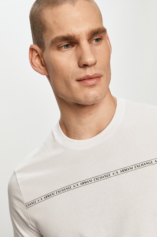 Armani Exchange - Tričko 8NZT93.Z8H4Z.NOS bílá