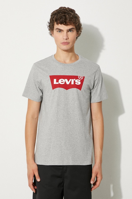 Levi's Graphic Setin Neck Tee Gray cotton gray 17783.0138