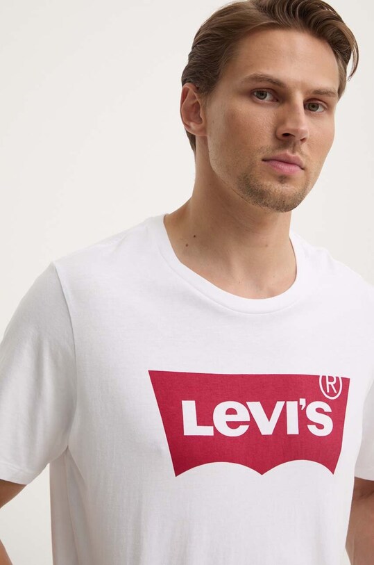 Levi's tricou Graphic 17783.0140 alb