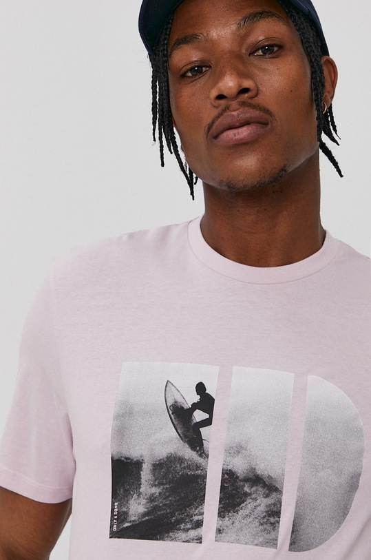 Only & Sons T-shirt 22019747 różowy AA00