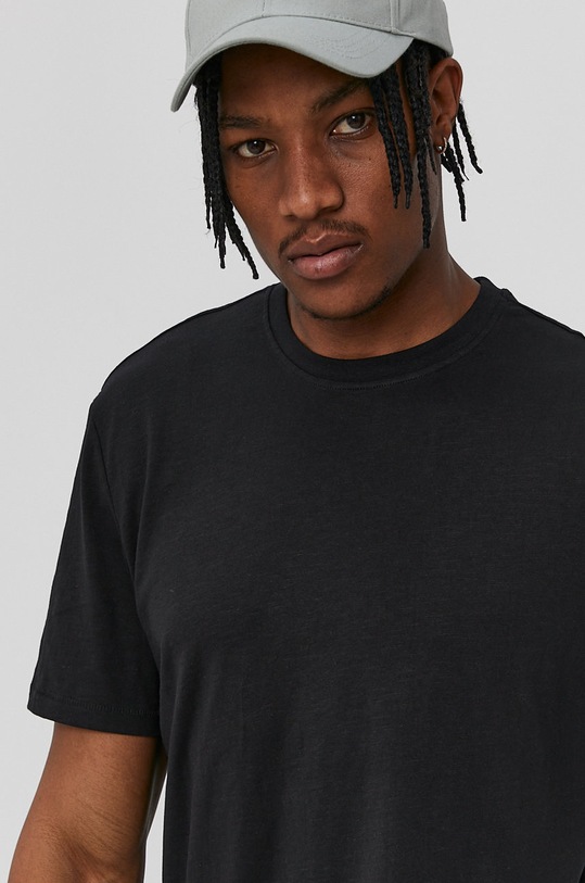 Tričko Only & Sons jednofarebný čierna 22020074