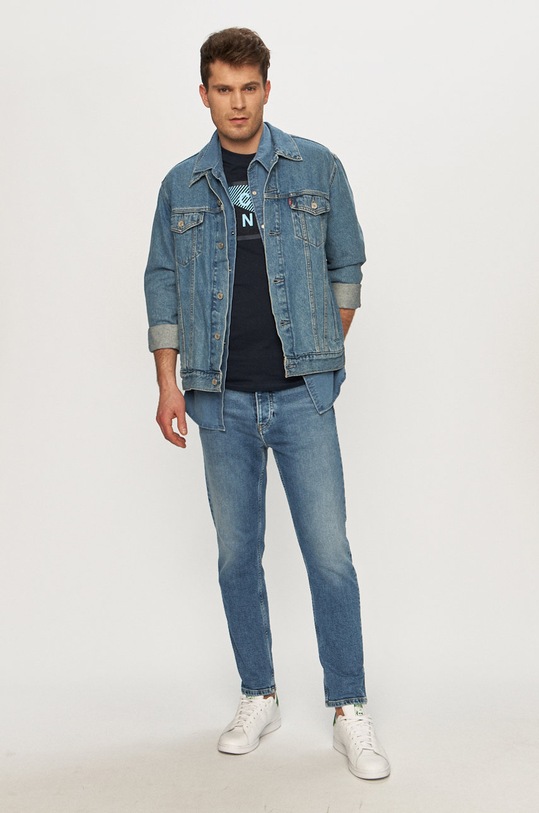 Jack & Jones - Tričko 12185035 námořnická modř AA00