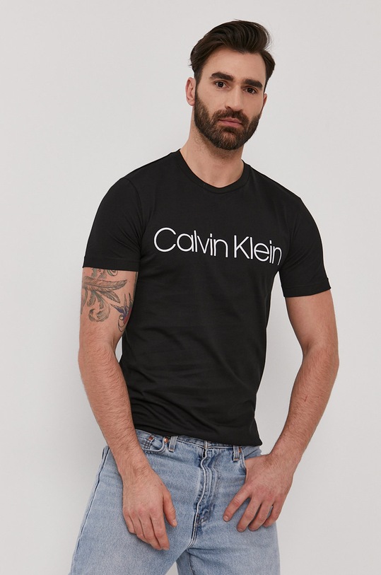 Calvin Klein - Tričko potlač čierna K10K104063.NOS
