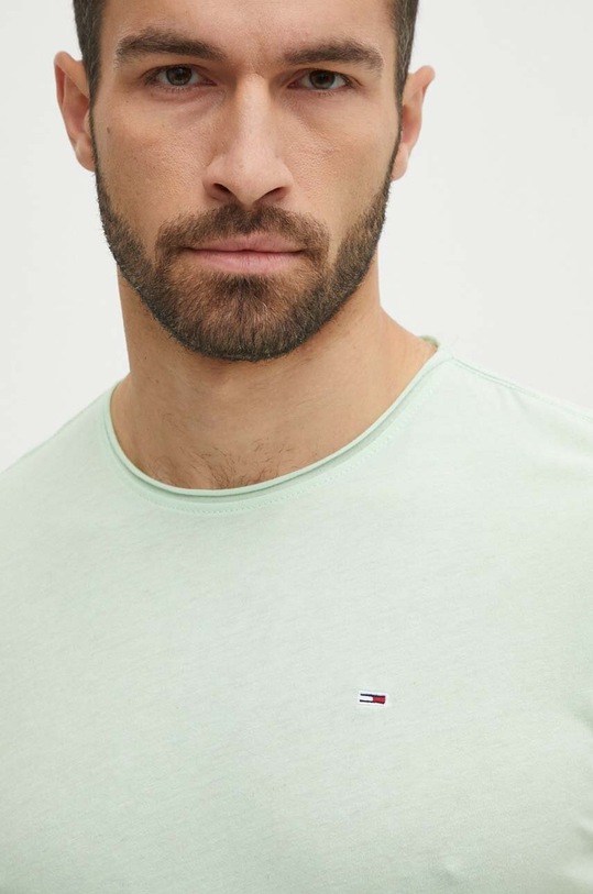 Tommy Jeans t-shirt zielony DM0DM09586