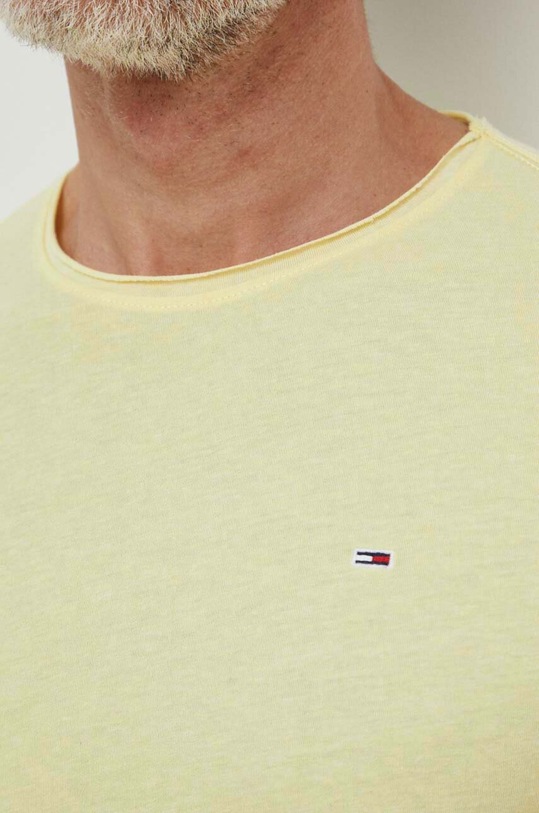 Tommy Jeans t-shirt żółty DM0DM09586