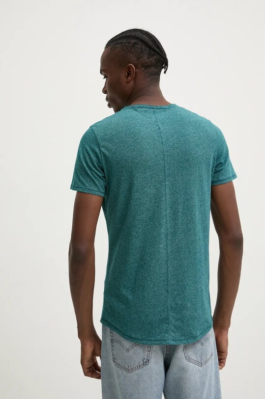 Odzież Tommy Jeans t-shirt DM0DM09586 turkusowy