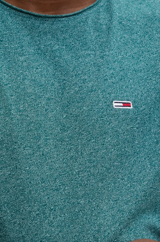 Tommy Jeans t-shirt DM0DM09586 turkusowy