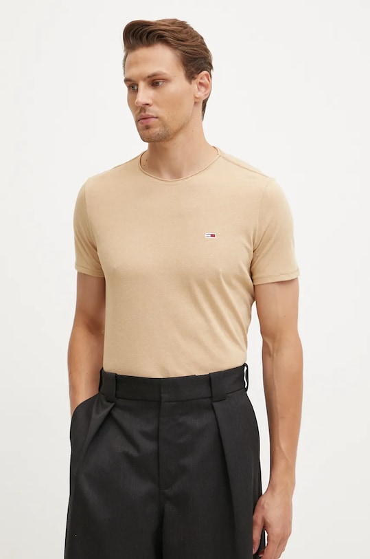 Одежда Футболка Tommy Jeans DM0DM09586 коричневый
