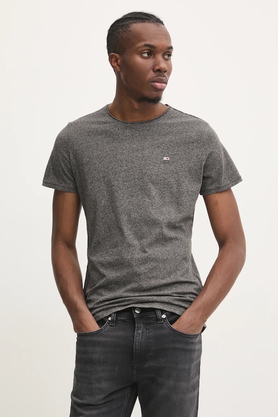 Tommy Jeans t-shirt regular szary DM0DM09586