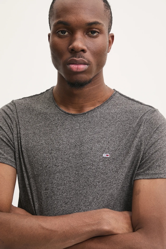 Tommy Jeans t-shirt szary DM0DM09586